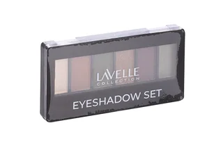Тени LavelleCollection Eyeshadow set для век палетка 6 цветов золотисто-зеленая тон 04
