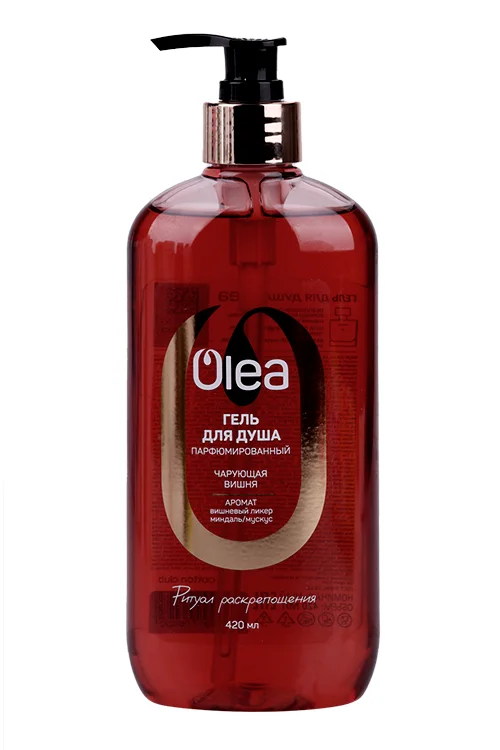 Гель для душа Olea парфюмированный Чарующая вишня 420 мл