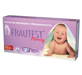Тест НА Овуляцию Фраутест №5+2 тест на беременность
