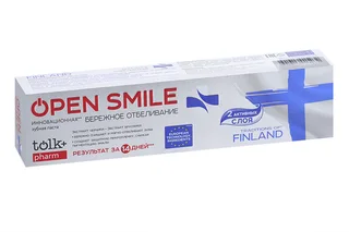 Зубная паста Tolk Open smile Traditions of Finland инновационная, 100 г, в пенале