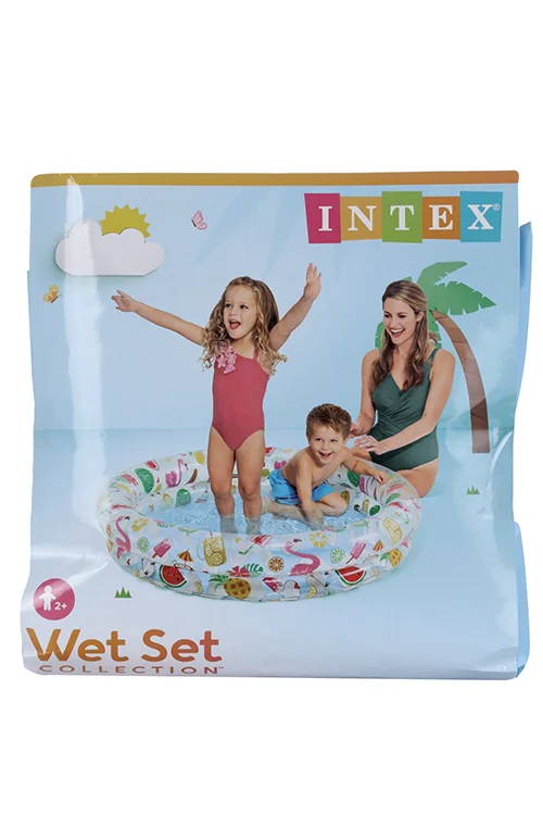 Бассейн надувной Фрукты 122×25 см от 2 лет 59421NP Intex