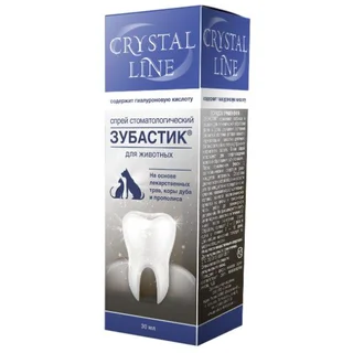Crystal Line Зубастик Спрей стоматологический флакон 30 мл (для животных)