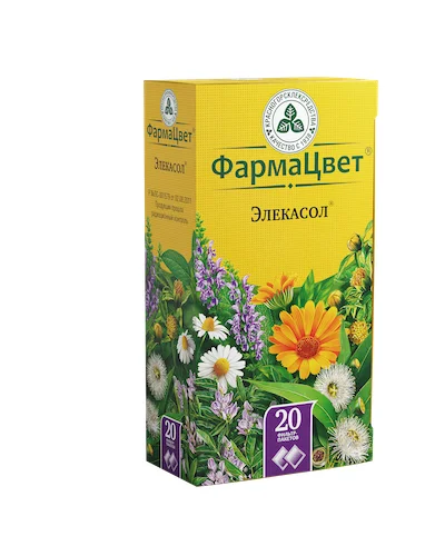 Элекасол сбор ф п 2 гр 20 шт сбор 2 г 20 шт