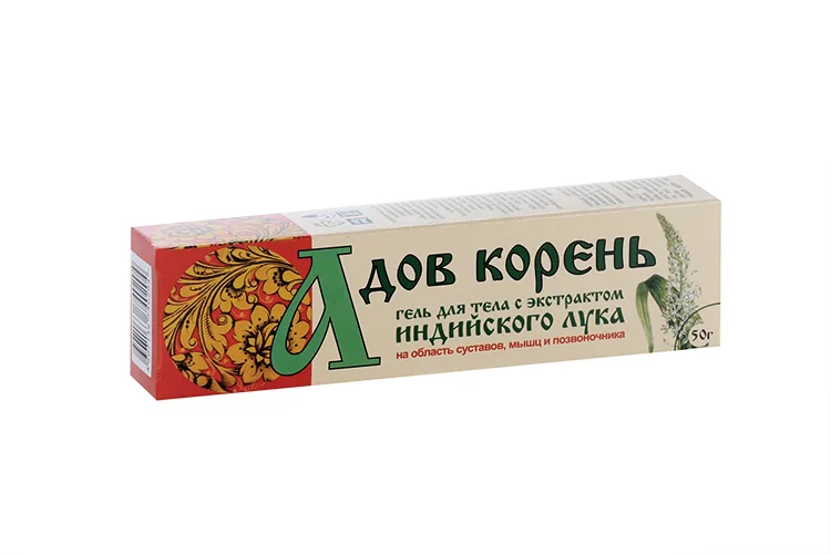 Гель Адов корень для суставов / мышц / позвоночн с экстр индийского лука 50 гр