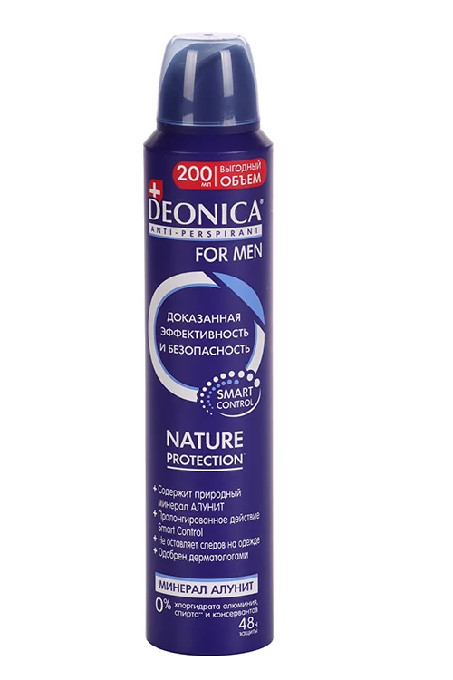 Антиперспирант Deonica for men Nature Protection 200 мл спрей