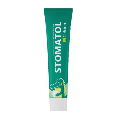 Гель для зубов Stomatol реминерализующий для детей и подростков 0+ Calcium,50г
