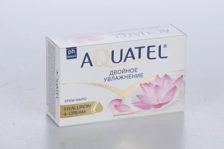 Крем-мыло Aquatel лепестки лотоса твердое 90 гр