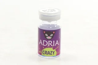 Контактные линзы Adria Crazy квартальные голубое колесо 0,00/14,0/8,6