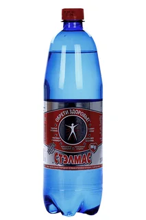 Вода мин Стэлмас-Mg газ с магнием 1 л пластик
