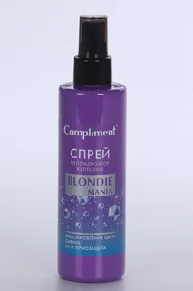 Спрей Compliment blondie mania для волос нейтрализатор желтизны 200 мл
