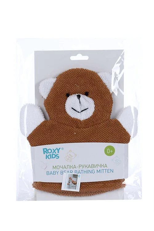 Мочалка-рукавичка Roxy-Kids Baby Bear для купания малышей