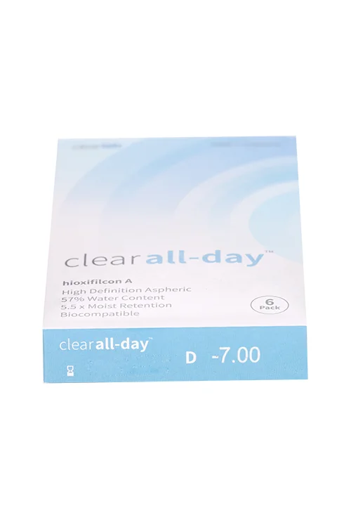 Линзы Clearlab Clear all-day контактные R 8,6 (диоптрия -7,0) 6 шт