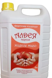Мыло Алдея Персик гигиенич жидкое 5 л без дозатора