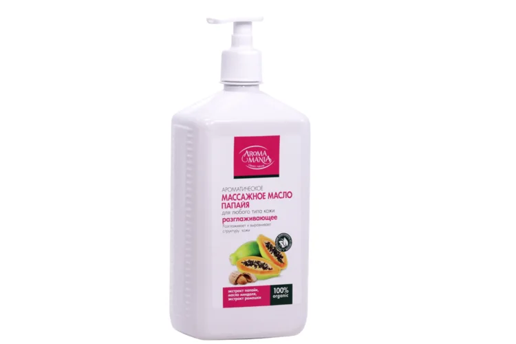 Масло Арома Мания папайя массажное 1 л