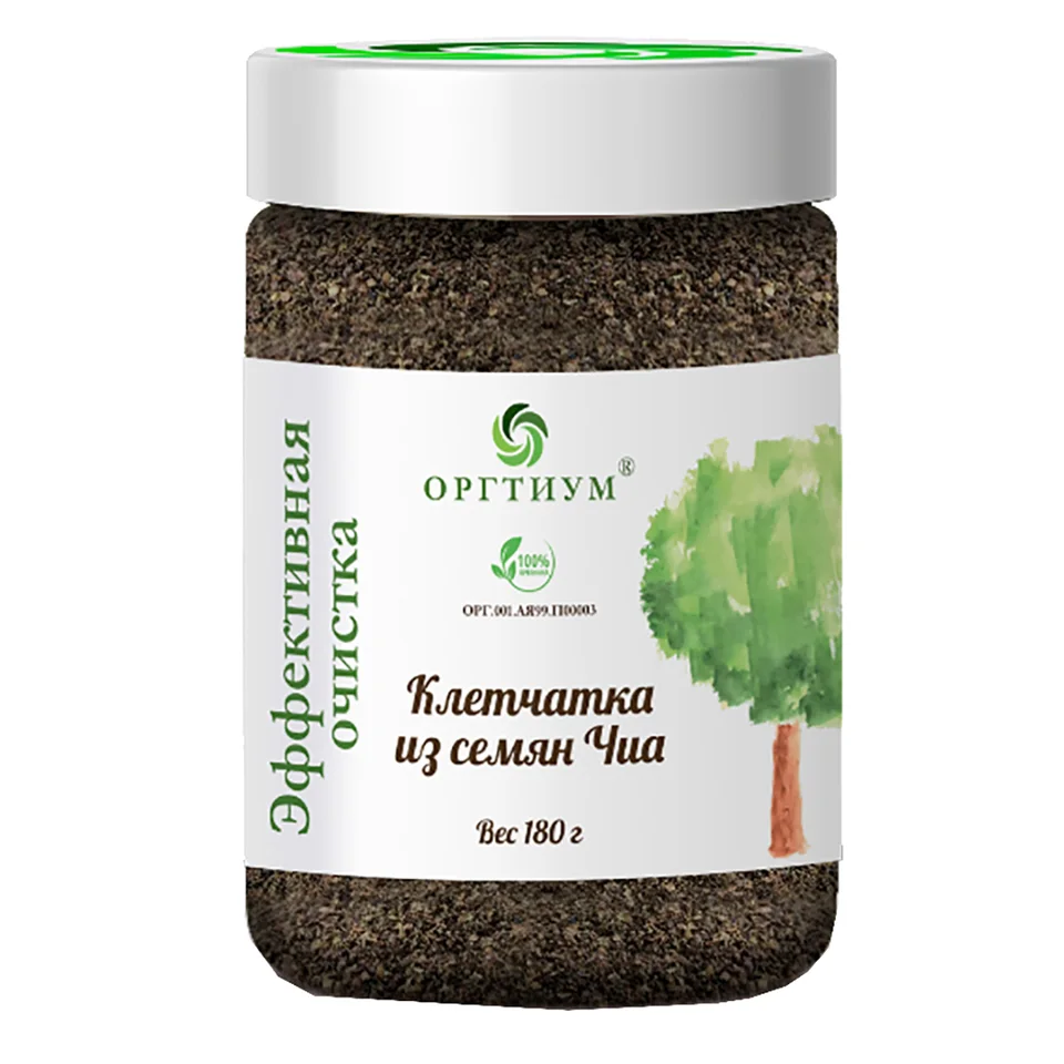 Пищевая продукция Клетчатка Чиа, 180 г, Оргтиум