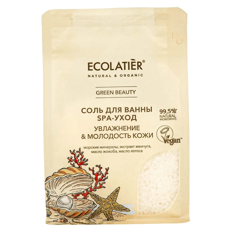 Green Соль для ванны SPA-уход 600 гр Ecolatier