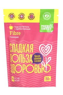 Подсластитель с пребиотиками Prebiosweet Fibre 0 калорий дой-пак, 150 г
