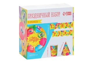 Набор Страна Карнавалия бумажной посуды «Лучшая вечеринка»