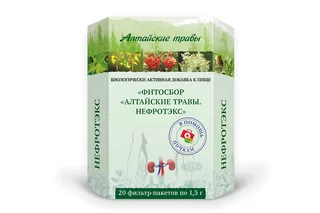 Нефротэкс Алтайские травы фитосбор 1,5 гр 20 шт