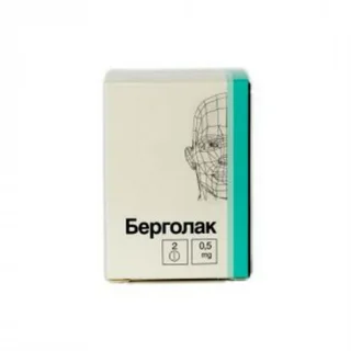 Берголак таб. 0.5 мг 2 шт