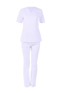 Костюм Doctor Big женский медицинский кор / рукав белый р 44 (170-176)