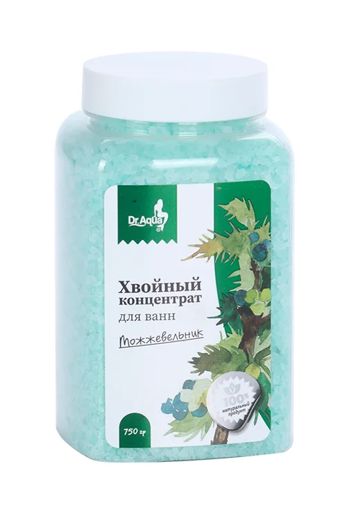 Концентрат Dr Aqua хвойный Можжевельник для ванн, 750 г