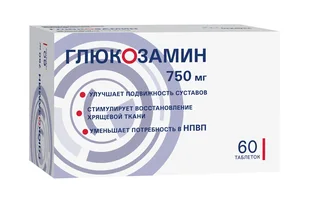 Ритофлекс Глюкозамин 500+Хондроитин 500 60 шт таблетки