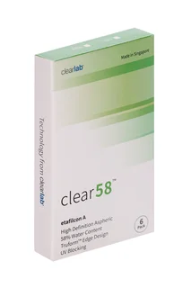 Линзы Clearlab Clear58 контактные R 8,3 (диоптрия -5,0) 6 шт
