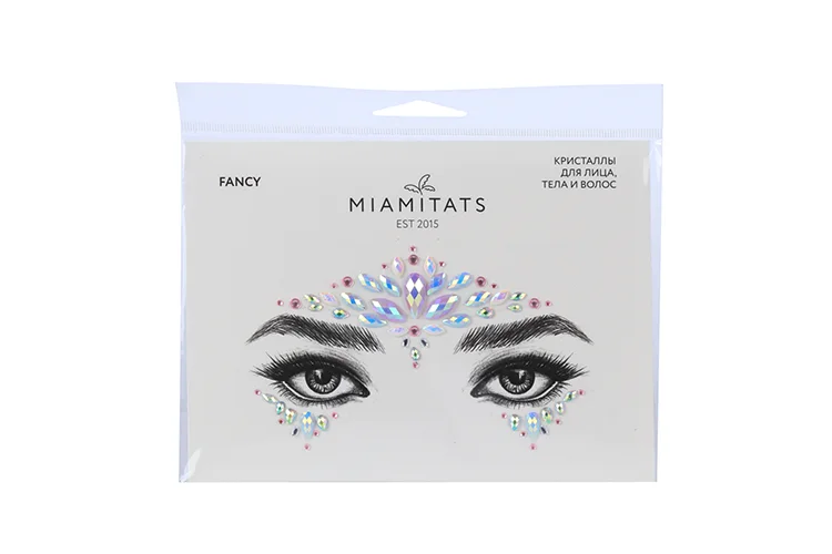 Кристаллы на клейком слое для лица Miamitats Face Gems Fancy (3942)