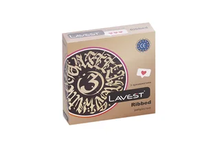 Презервативы Lavest Ribbed ребристые 3 шт