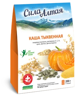 Каша тыквенная Eleo (5 саше-пакетов по 40 г) 200 гр