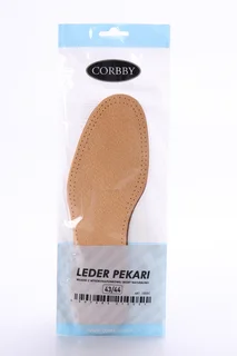 Стельки Corbby Leder Pekari латекс овечья кожа растительного дубления с актив углем р 43-44