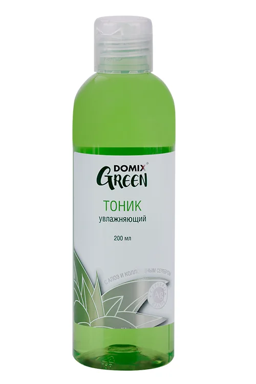 Тоник Domix Green увлажняющий с алоэ и серебром, 200 мл