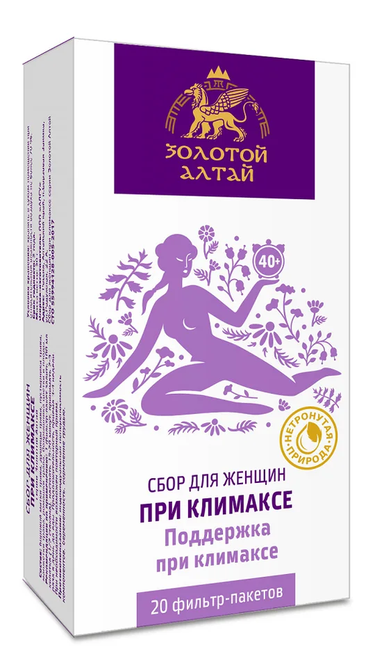 Сбор Золотой Алтай для женщин при климаксе 1,5 гр 20 шт
