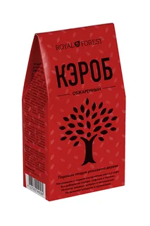Кэроб Royal Fores обжаренный порошок из плодов рожкового дерева 100 гр