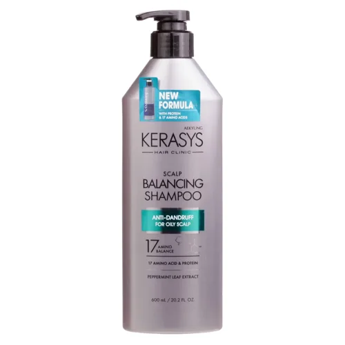 Шампунь Kerasys Balancing Scalp Clinic Shampoo лечение кожи головы для волос 600 мл