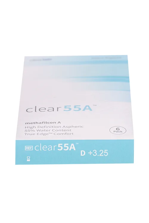 Линзы Clearlab Clear55 А контактные R 8,7 (диоптрия -3,25) 6 шт