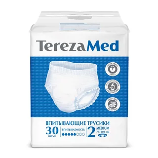 Терезамед трусы-подгузники для взрослых №30 medium 2 шт