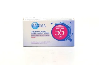 Линзы Maxima 55 UV контактные R 8,6 DIA 14,2 (диоптрия -2,25) 6 шт