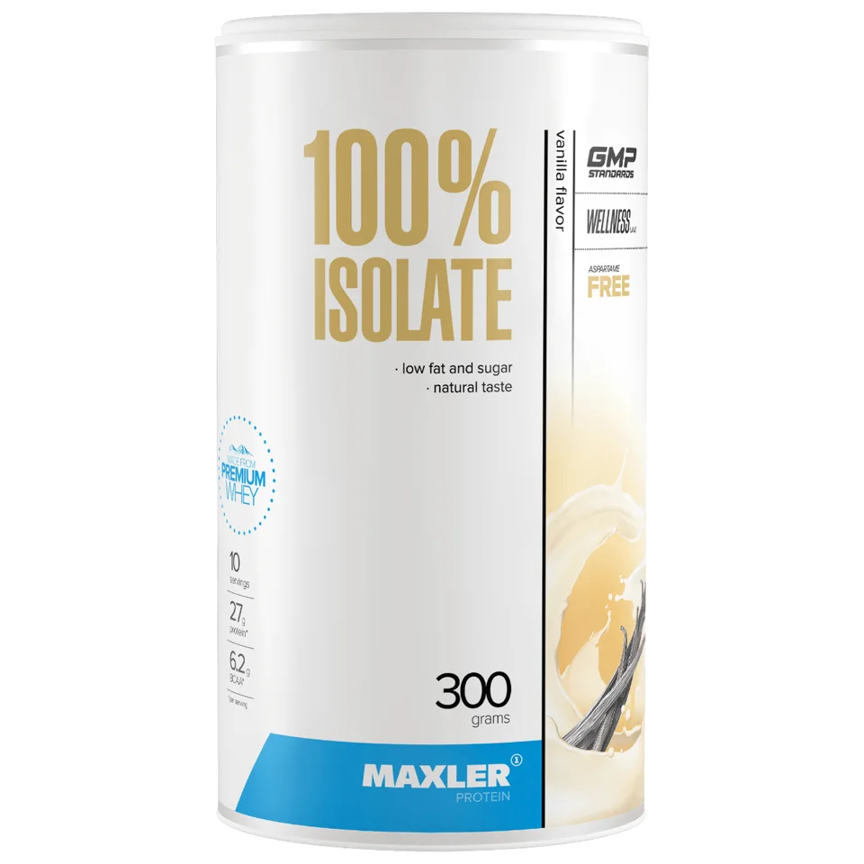 Изолят сывороточного протеина 100% 300 гр Maxler