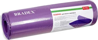 Коврик Bradex для йоги и фитнеса 173×61×0,3 см NBR фиолетовый