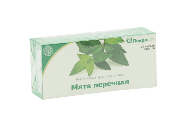 Напитки чайные серии Дары природы Мята перечная, 1,5 г, 20 шт