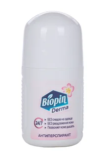 Антиперспирант Biopin Derma Нежность лепестков, 50 мл