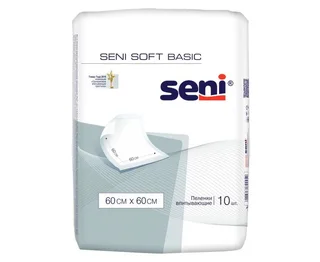 Сени Софт пеленки бэйсик 60 см × 60 см 10 шт