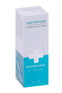 Сыворотка Doсtor Faсe против акне / черных точек для лица пипетка 30 мл