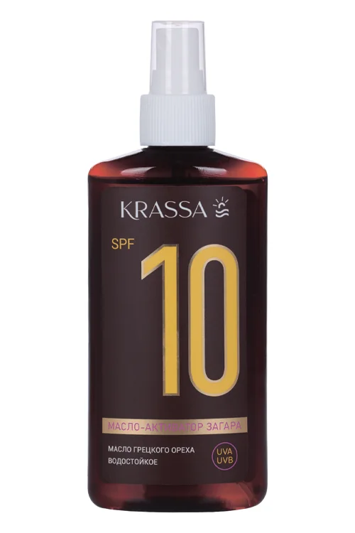 Масло-активатор загара Krassa SPF10 150 мл (KCC41269)