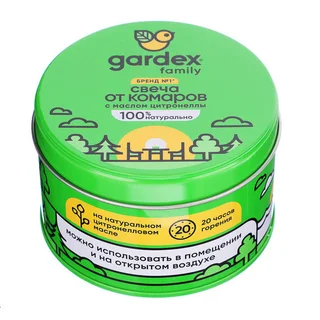 Свеча Gardex Family репелентная от комаров