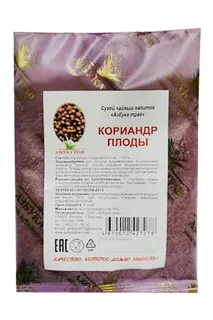 Напиток чайный Азбука трав Кориандр плоды молотый, 40 г