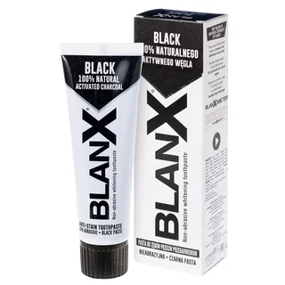 Отбеливающая зубная паста с активным древесным углем 75 мл Blanx