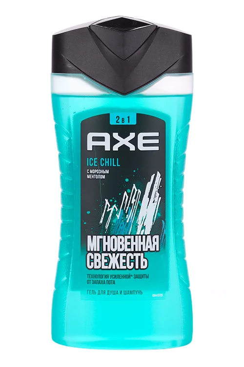 Гель для душа AXE Айс чилл муж 2в1 Мгновенная свежесть 250 мл